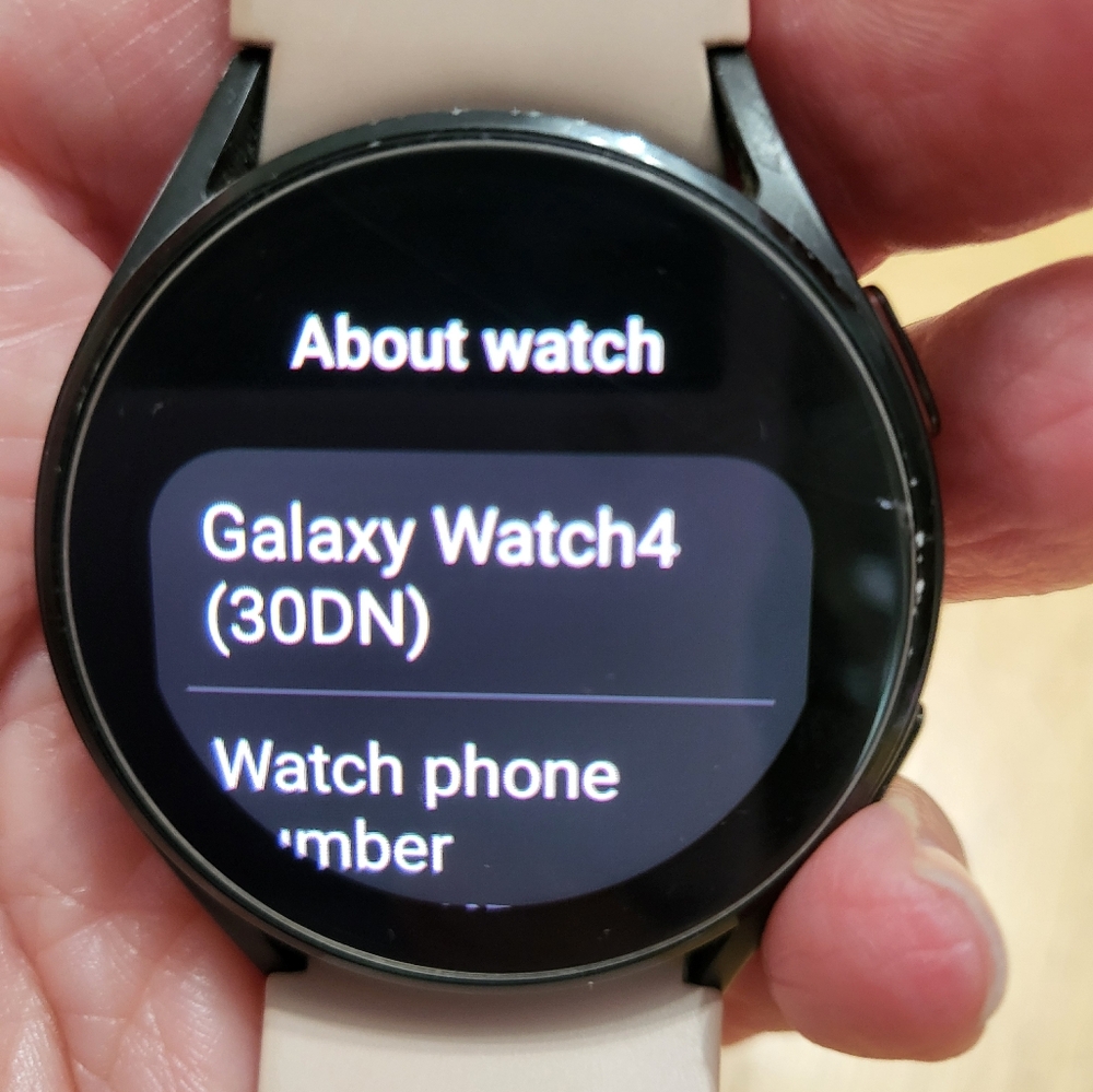 Samsung Galaxy Watch 4 Black.